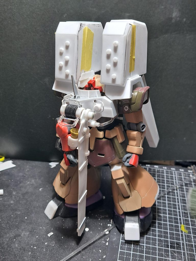 パイプ等には２㎜のソフトプラ棒を使用しました