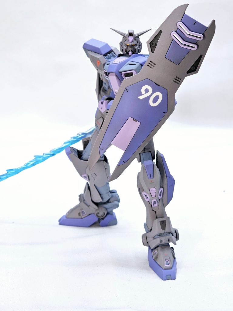 シールドを2つ用意して、手持ち用のシールドを作成しました。