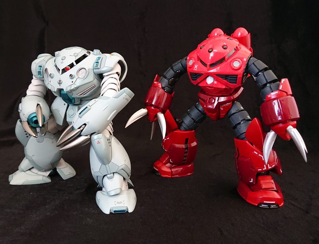 これまた、良くできているもので 、rgズゴックに劣らず、カッコいいですなぁ😊