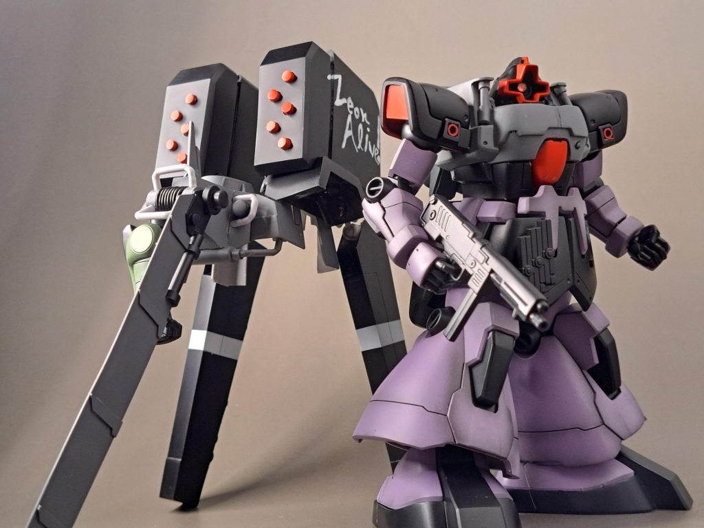 ちゃんと外すことができてドムトローペン風にすることができます