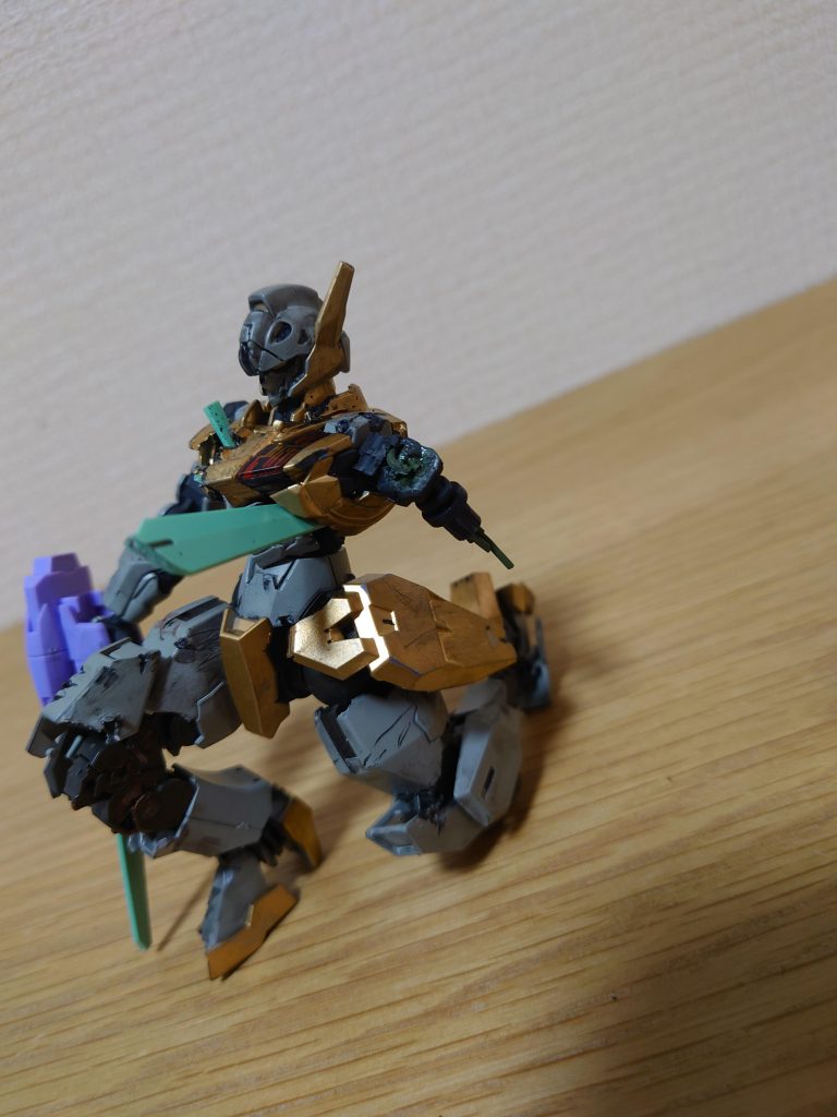 エクシアリペアや破損したエアリアルを意識してます。