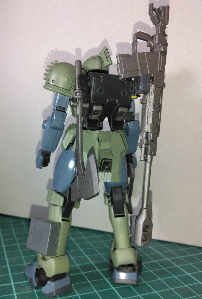 武装はオリジンザクを中心に、接近戦用にグレイズのアックスを装備しています。