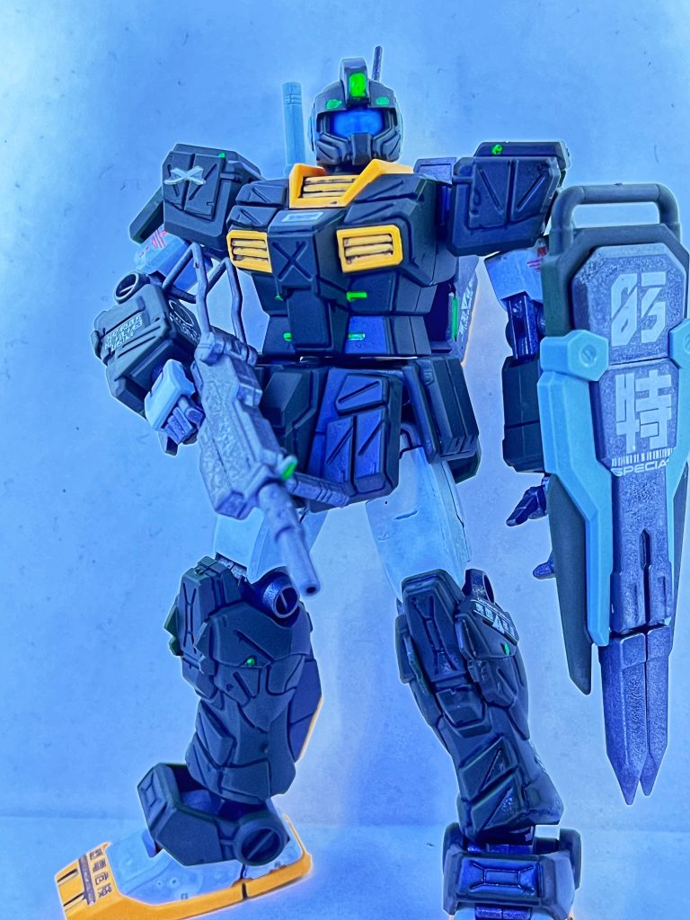 こちらは汚し塗装をする前。今回はデカール控えめにしました。