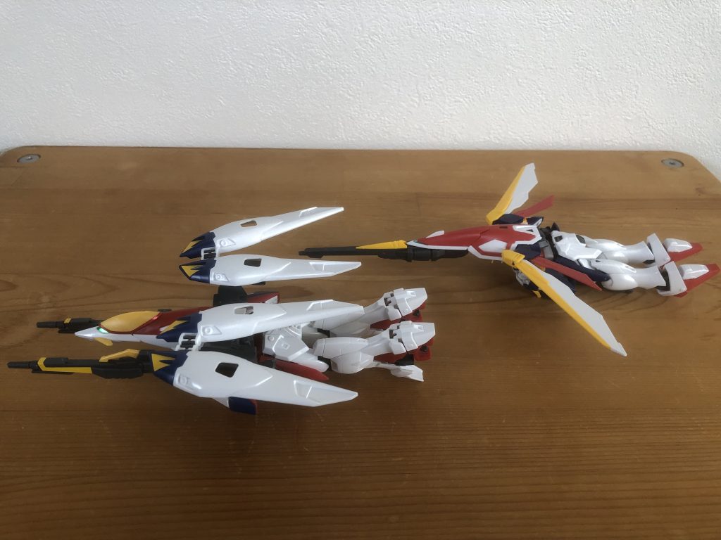 二機揃ってバード形態に。