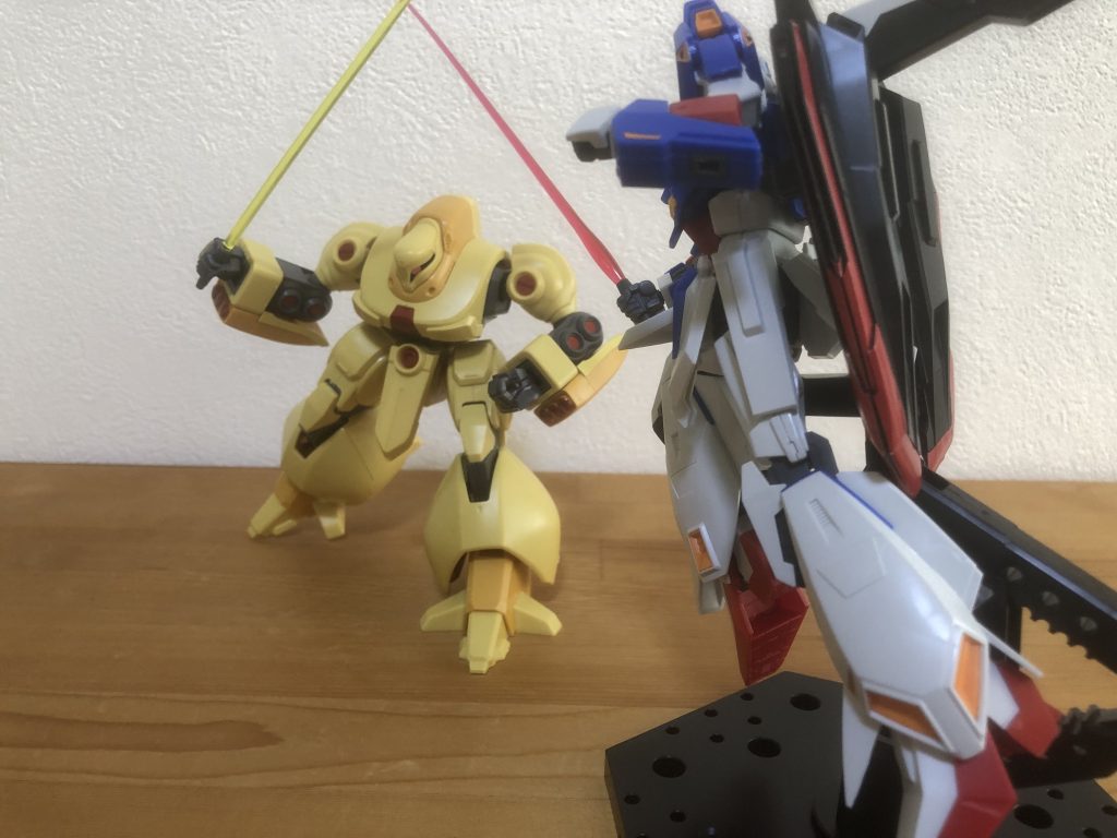 ビームサーベルで対決！