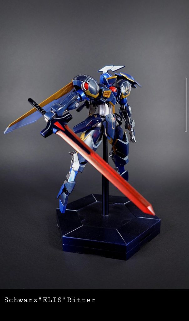 漆黒の騎士をイメージし自分なりに重厚感のある塗装に仕上げたつもりです