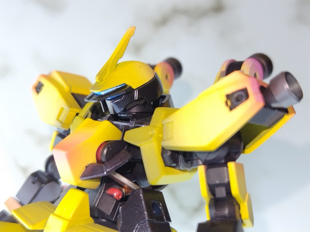 胸部によせて。。影を入れるのに0.3のエアブラシを(購入から数か月)初めて使いました。。