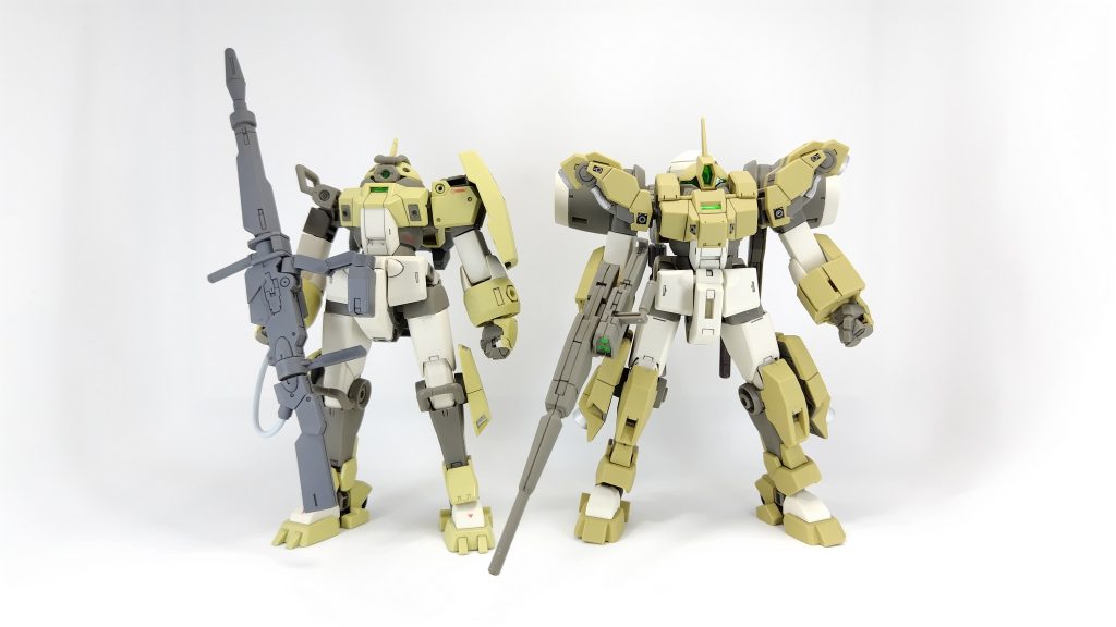 デミトレーナーチュチュ専用機との比較。ブリオン社の最新型というものの、どうみてもチュチュ機の上位互換ですよね。