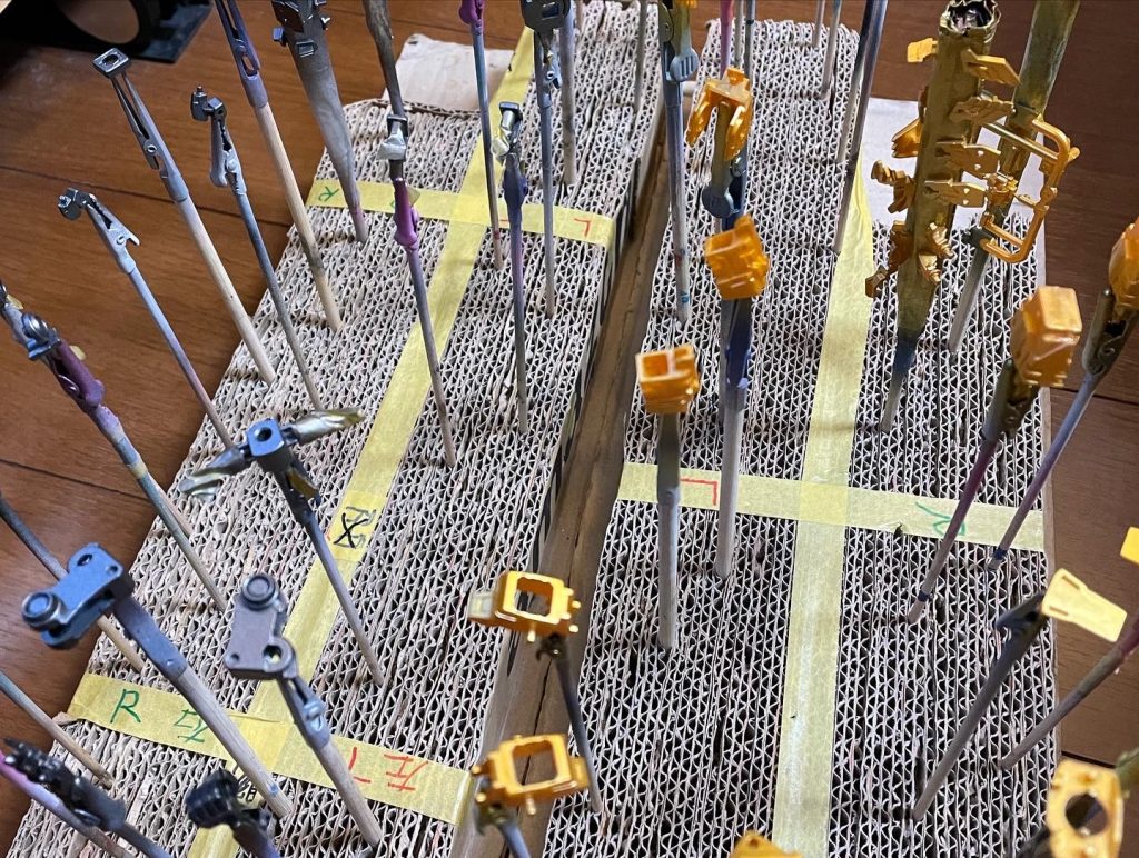 内臓フレームとサイコフレームの色付け