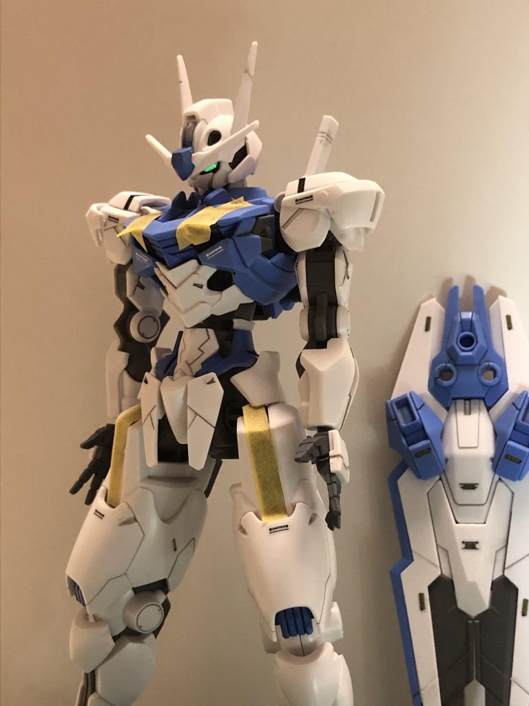 トップコート後の一枚。ツインアイびこーんカッコいい。