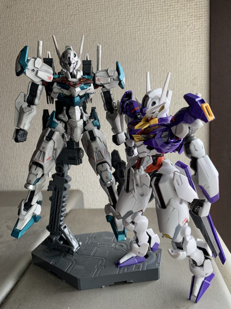 前に作ったエアリアルと。