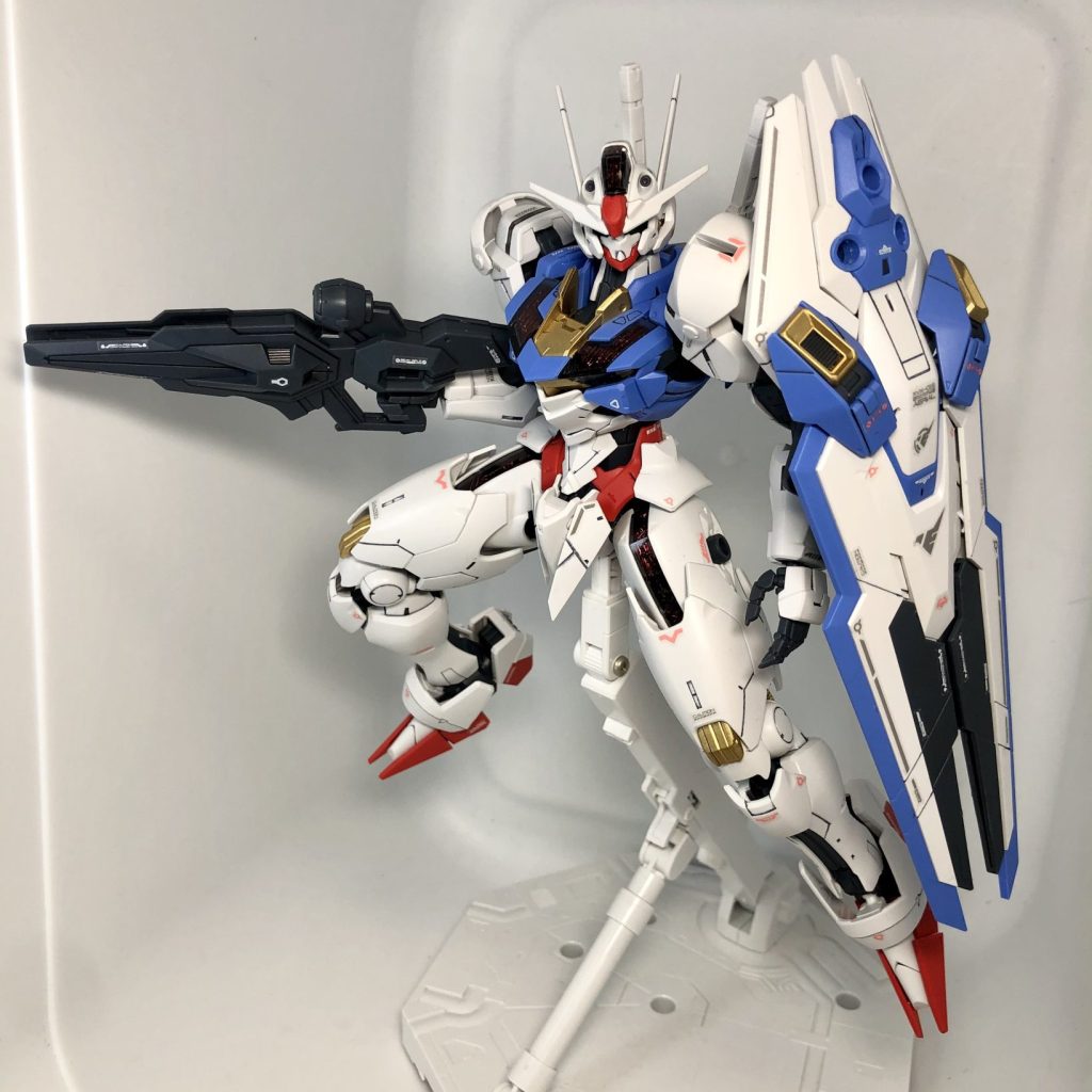 フルメカニクス ガンダムエアリアル 部分塗装｜shiratamaさんのガンプラ作品｜GUNSTA（ガンスタ）