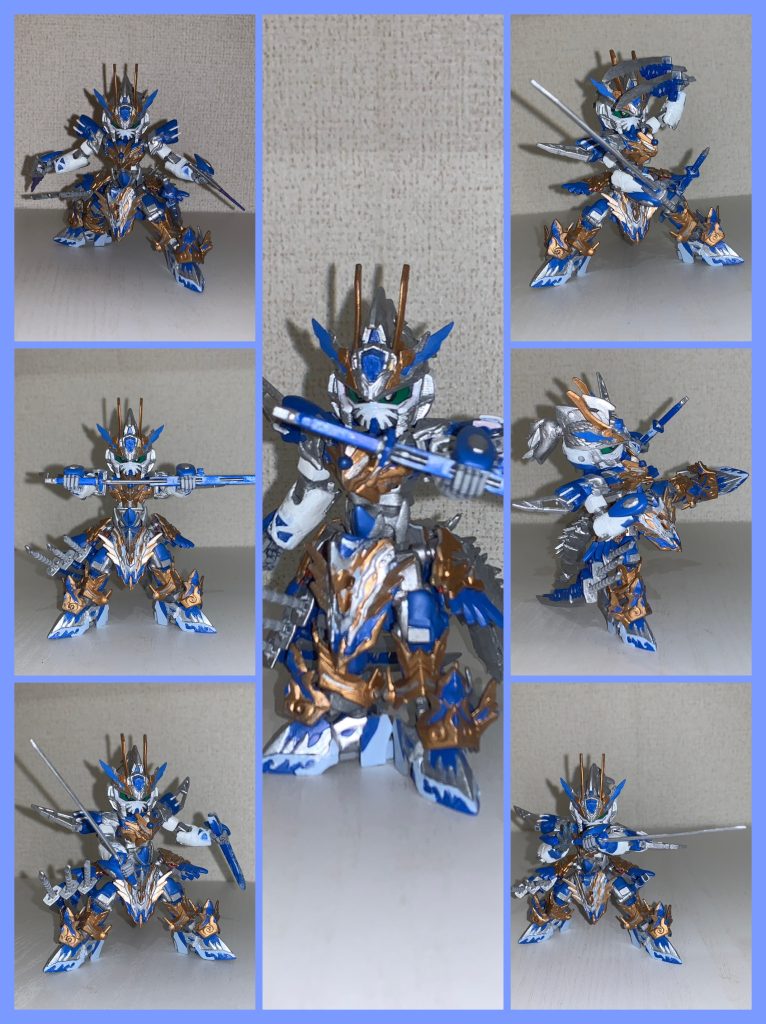 軽装タイプでのポージングをつけてみました！個人的に鞘を手持ちにしたかったので、根気よく削り、鞘を持たせる事に成功しました！