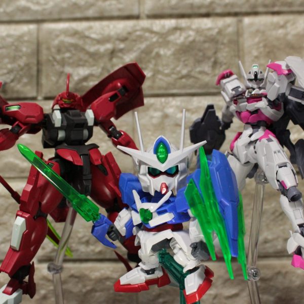 BB戦士OOクアンタ＆HGダリルバルデ＆ルブリス『積』