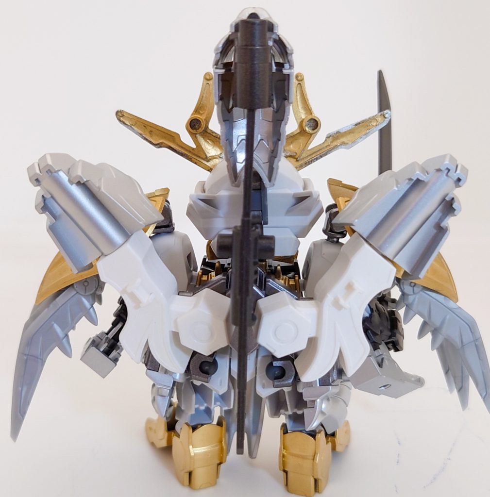 背面背面にはオリジナルのスラスターを取り付けておいります。