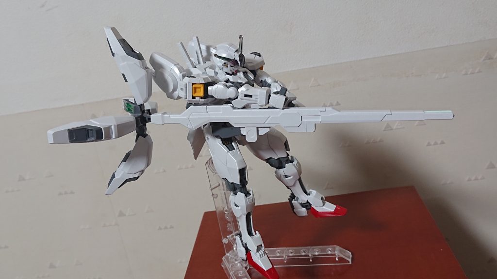 バリアブルロッドライフル。通称(魔女の箒)ファラクト        https://gumpla.jp/hg/1822818シュバルゼッテhttps://gumpla.jp/hg/1623951エアリアル改修型https://gumpla.jp/hg/1541014