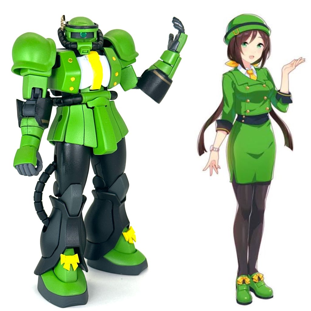 元ネタのたづなさんと比較