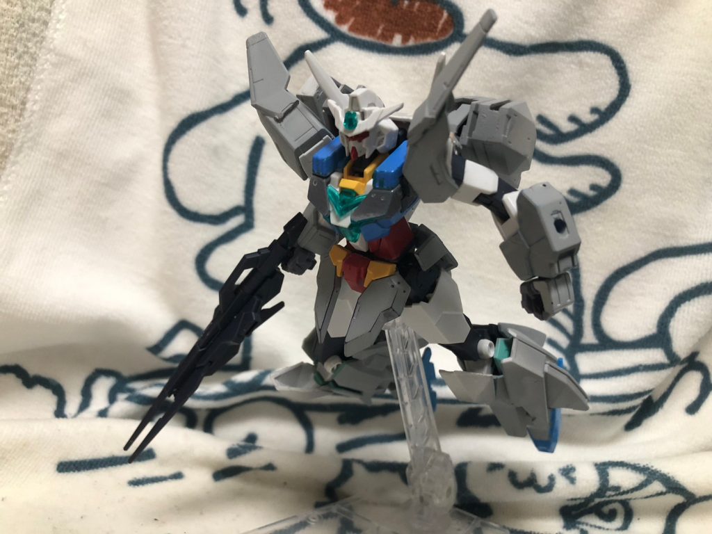 この装備自身ガッツリと射撃や格闘の印象がない為今回は武器は用意しませんでした(F90Qタイプのパチモンですからね。)