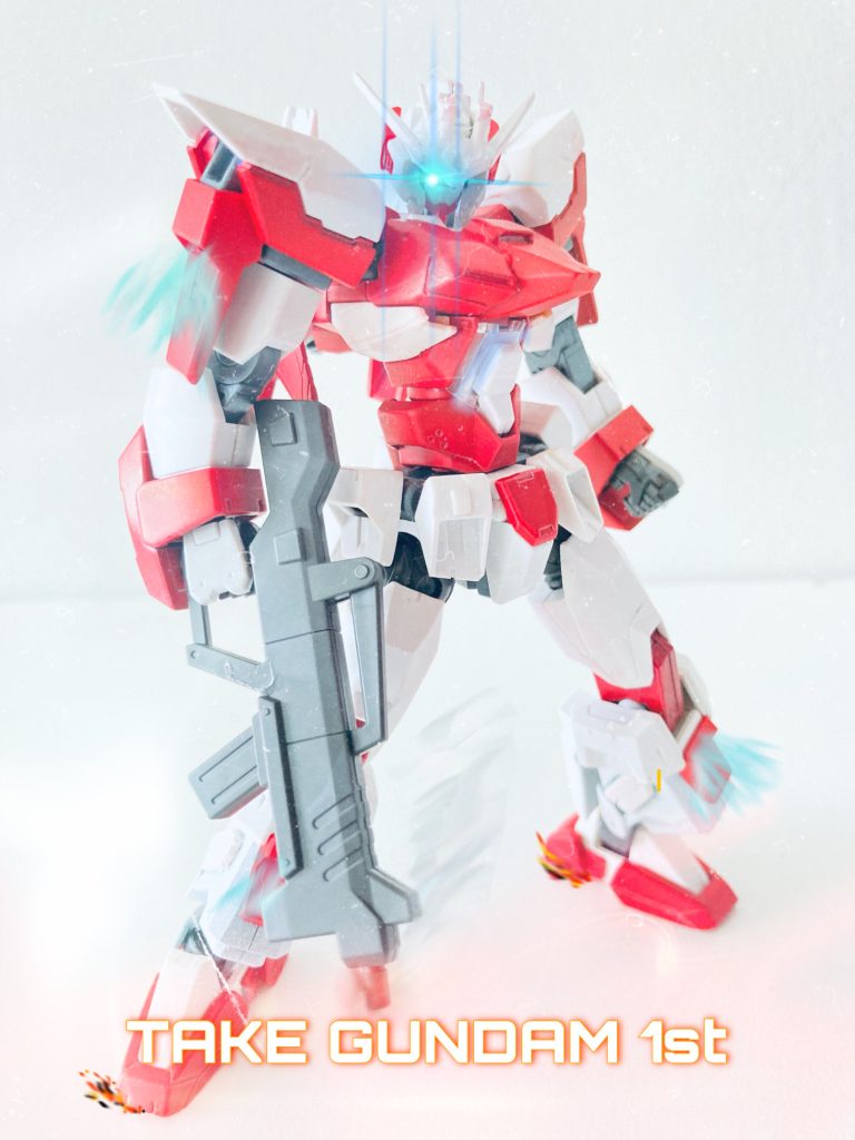 テイクガンダム ファーストビルド系のイメージでとにかく主人公機が作りたい一心でミキシングしましたベースはFX、あとはアスタロトとかジャンク適当に、って感じです