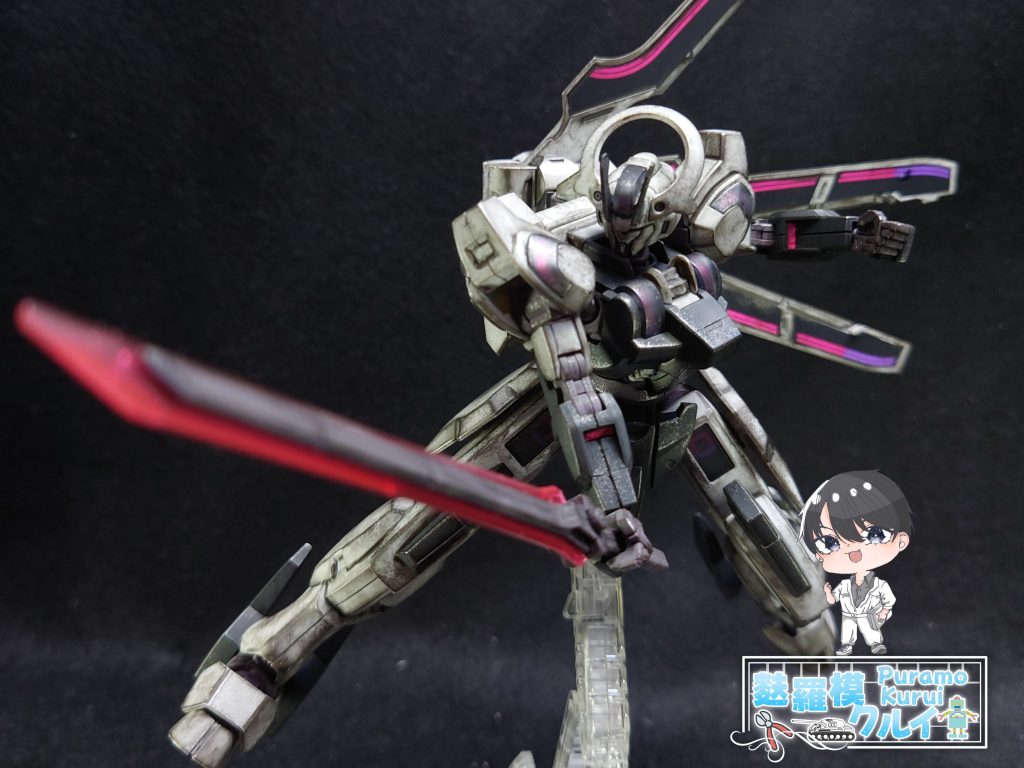 HG ガンダムシュバルゼッテ完成❗–4枚目/制作者：麩羅模クルイ