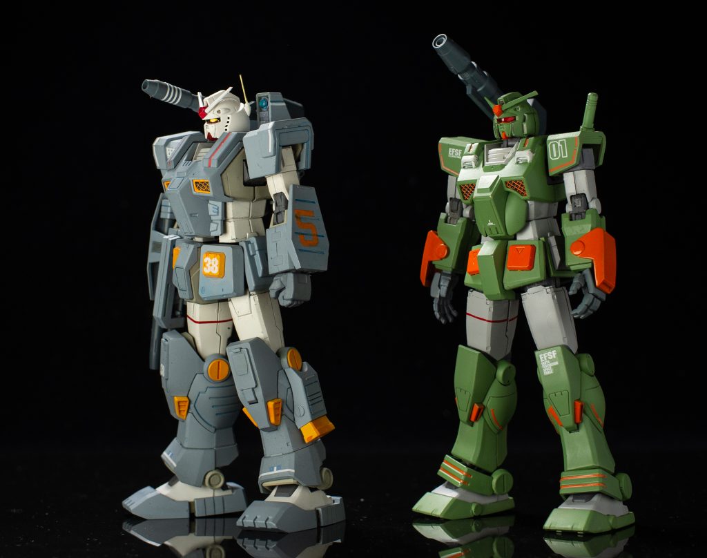 フルアーマーガンダムとのツーショット