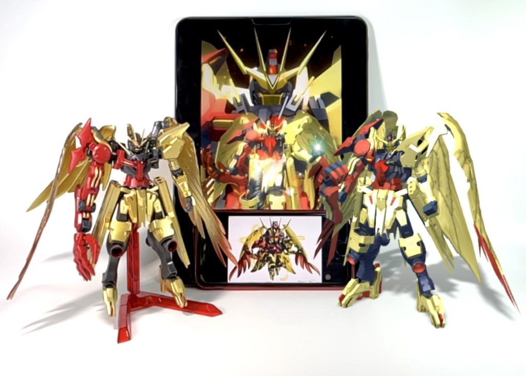 ガンブレサービス終了前にAR機能での撮影。