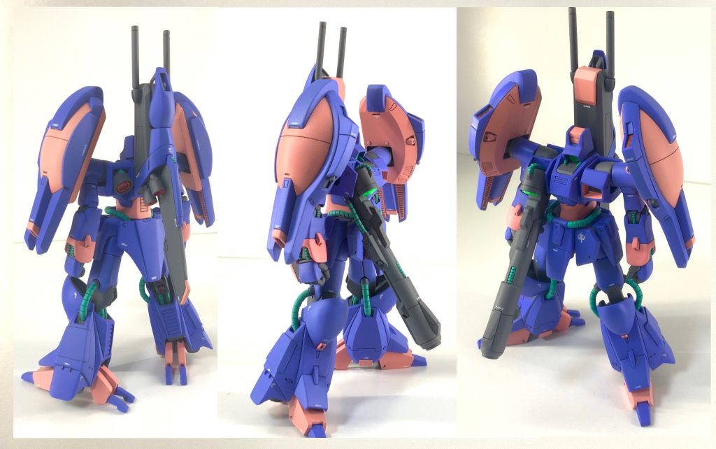 カラーリングは設定画より少し明るめです。ベース色は旧キットの説明書を参考にしています。