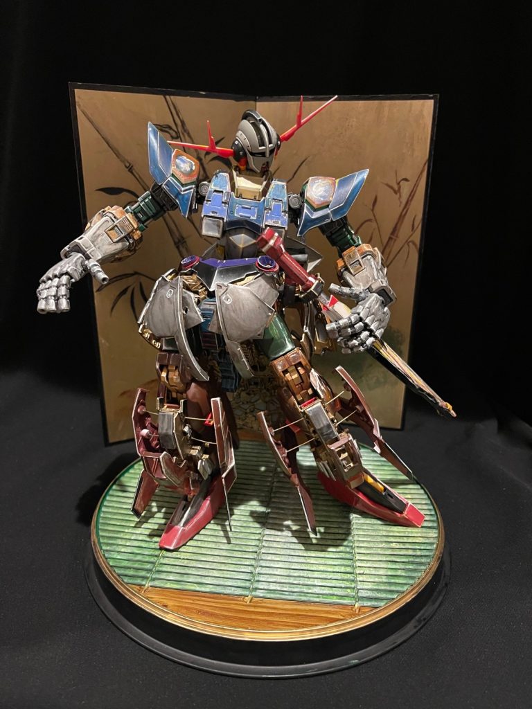 正面脚はMG Ex-Sの前後反転して使用しています。