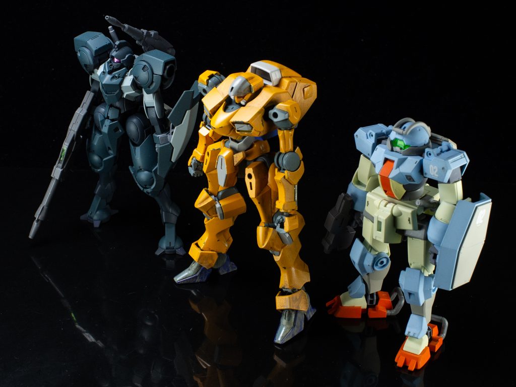 今まで作った、水星の魔女のMS。量産機好きです