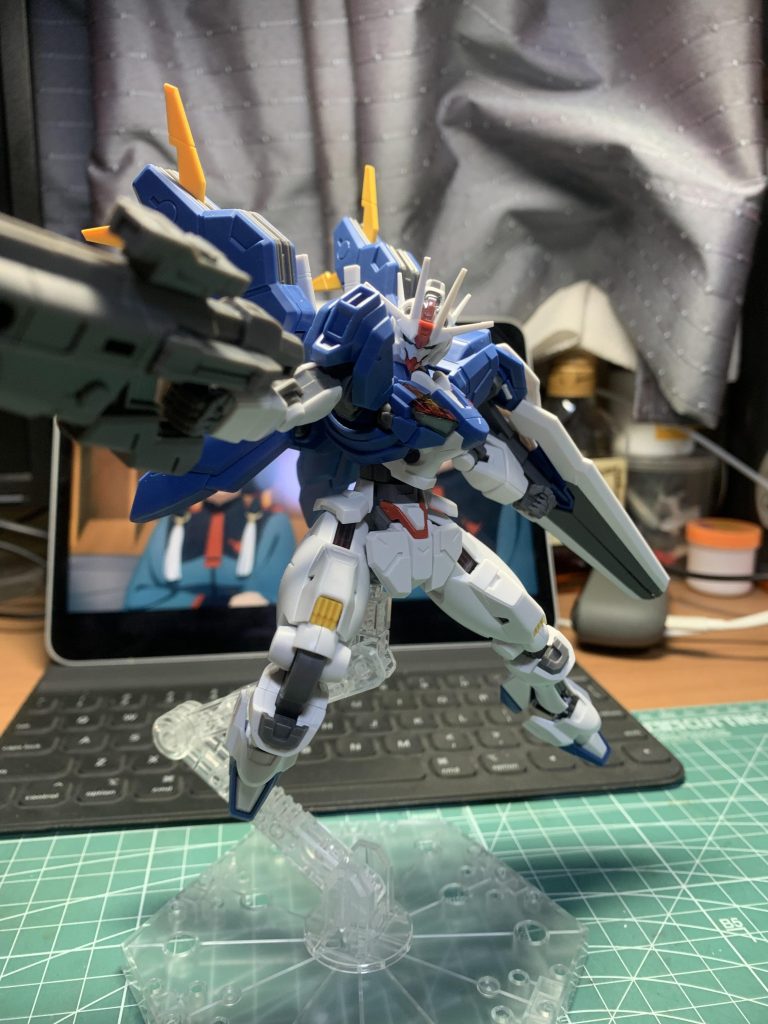 あとでこの写真見直してみるとSEEDっぽいポーズ。