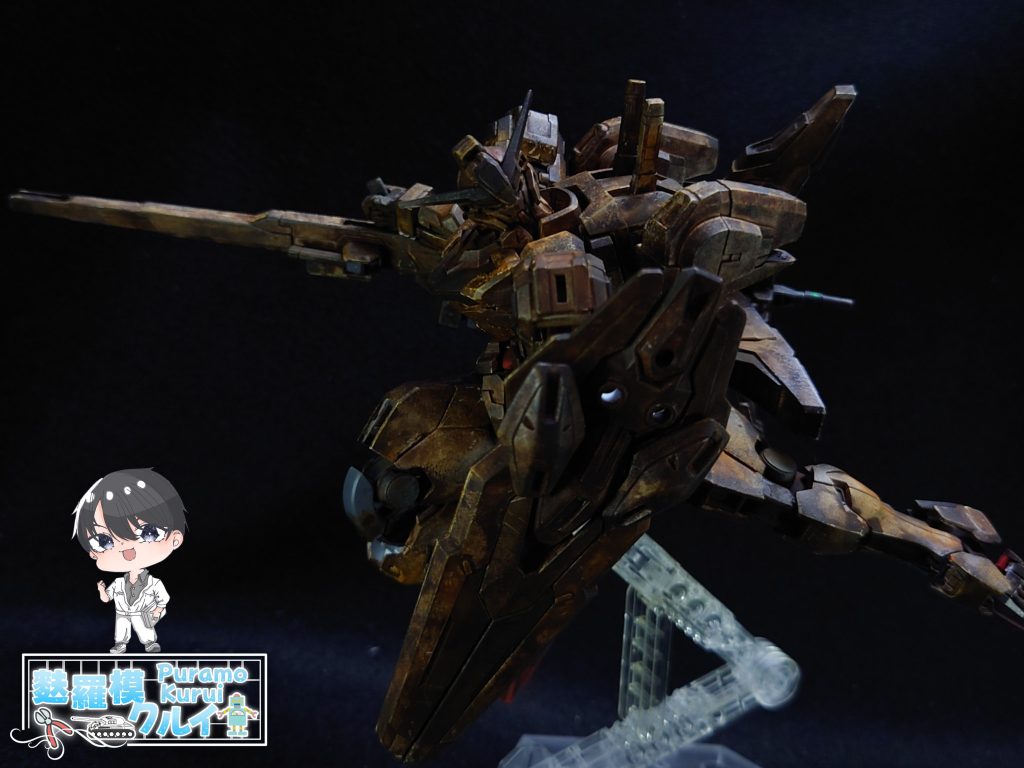 ガンダムサビバーン❗行きまーす❗…バリアブルロッドライフルも壊れてる❓スラスターが動かない…