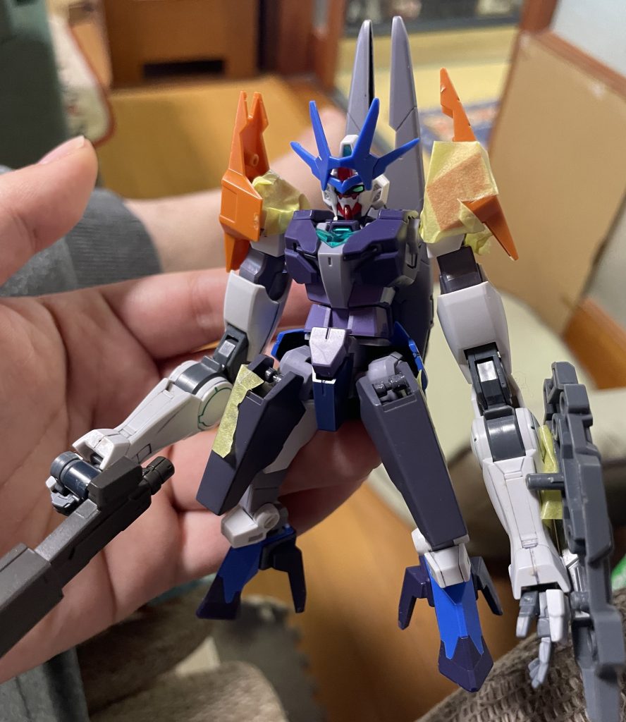 ミキシング初期段階。腕が今より更に長かった頃( ;ﾟ³ﾟ)こうして見ると、どこに何を使っているかよく分かりますね。