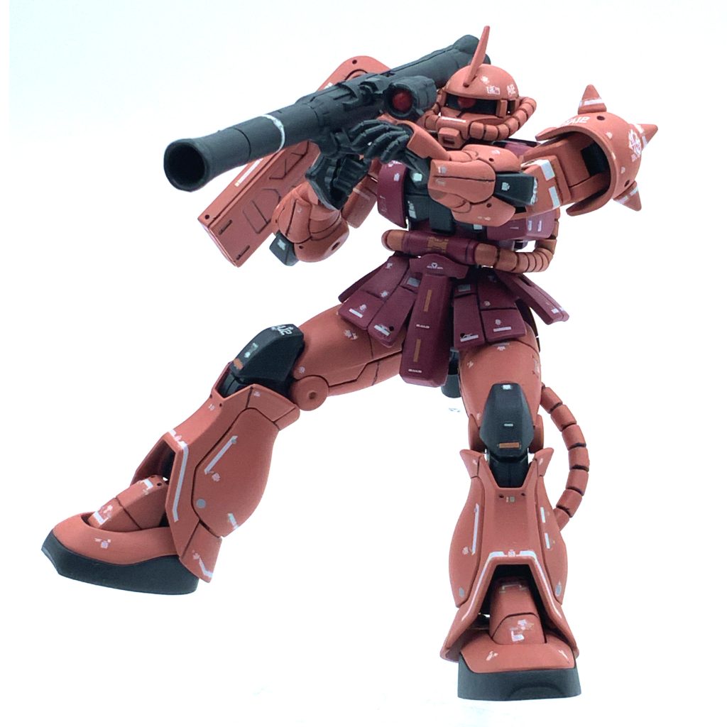 完全筆塗装!HG234 シャア専用ザク–2枚目/制作者:Kinpla