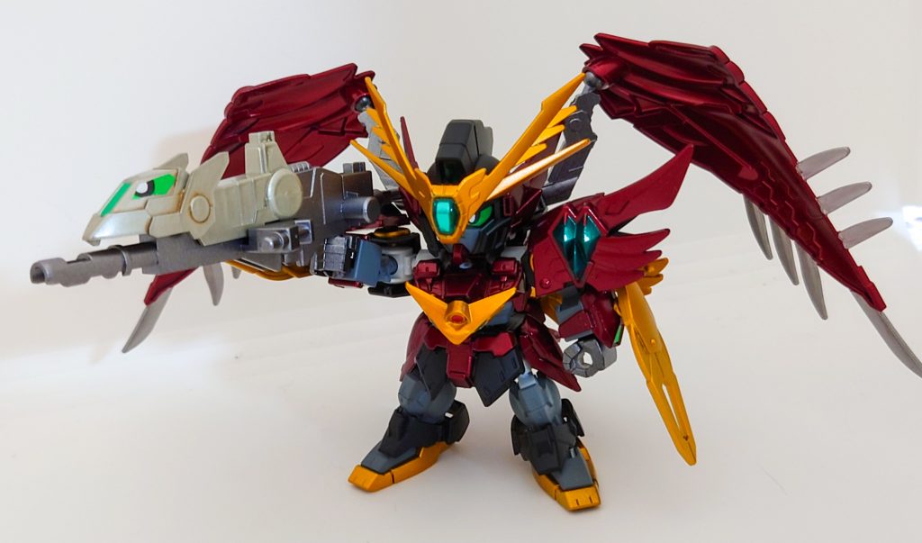 武器その2 バスターライフルウイングガンダムと言えばバスターライフルだと思いますので、バスターライフルを装備させてみました。