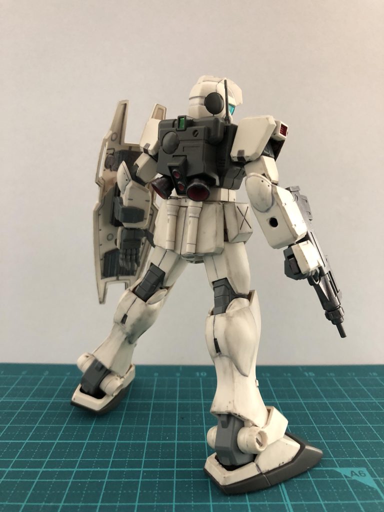 背面〜シールド裏も予備マガジンなど、部分塗装_φ(・_・