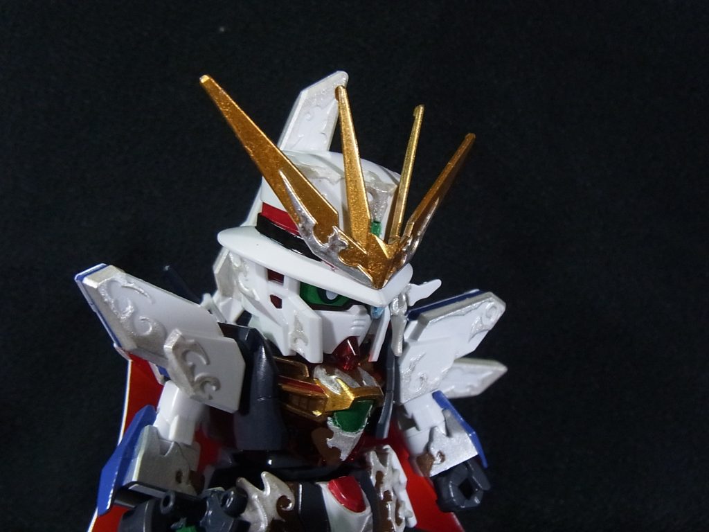 シリーズ全機筆塗り全塗装 10機目★SDWアルセーヌガンダムX–3枚目/制作者:@gothloli_lyra