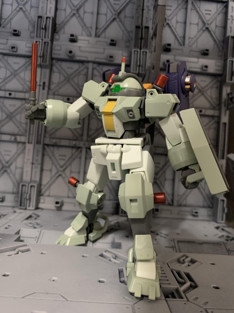 イメージ草案。各所の警告灯は適当な3mmジョイントに3mmランナー突き刺して塞いだやつです😃