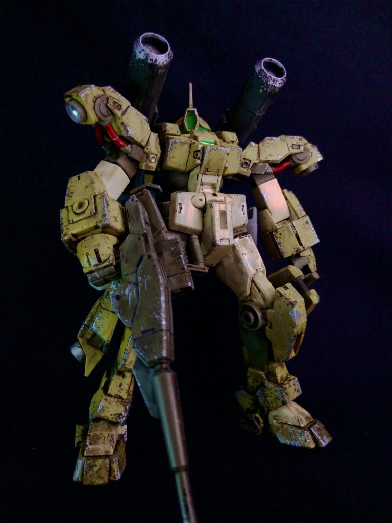 本体は何もいじらず、素組＋汚し塗装のみで簡単仕上げです。