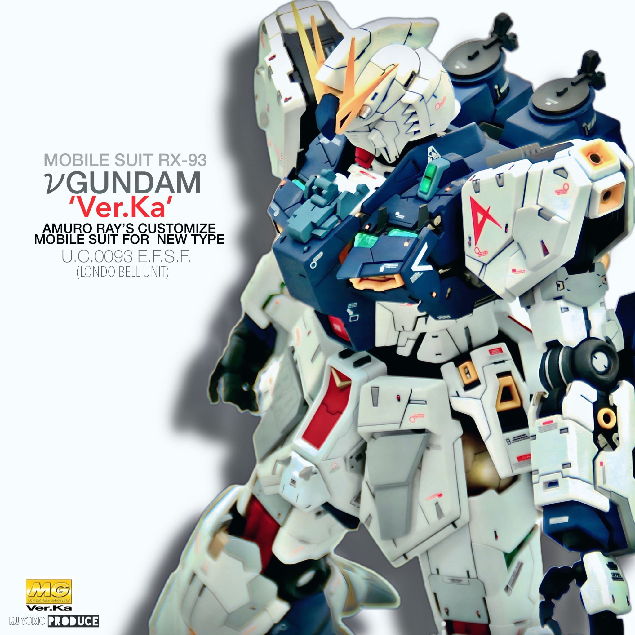 MG 1/100 νガンダム Ver.ka ニューガンダム 完成品 - domdruku.com