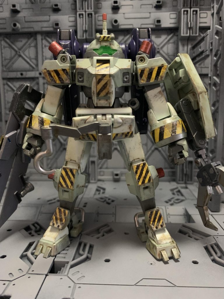 塗装終了。やっぱり工事車両はズタボロに色褪せてナンボですね😄※個人の感想です