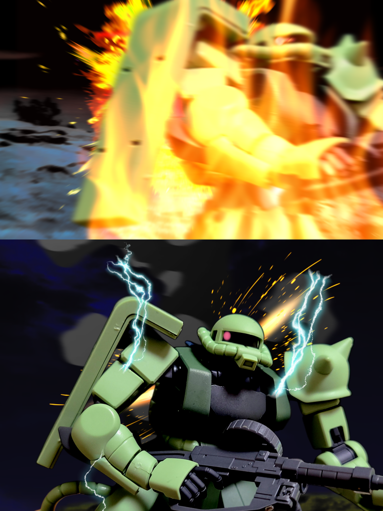 ジオン兵「ぐあぁぁ！！なんだ！？」ジオン兵「機器温度上昇！？オーバーヒート…っ！！くそぉぉぉぉ！！」