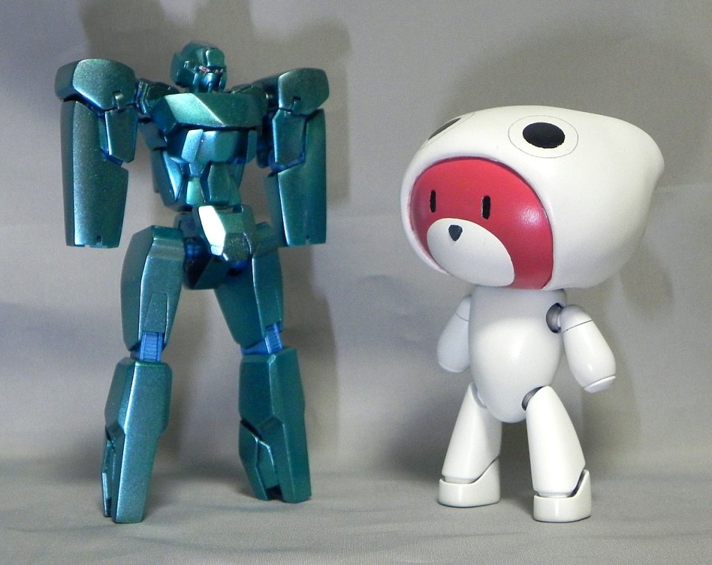 天「お前(製作者)、なんでこんなの作っちゃうわけ?」田「急に思いついたとしか言えないのら~」過去作天の助と並び撮影。あと首領パッチくらいなら作れる、はず