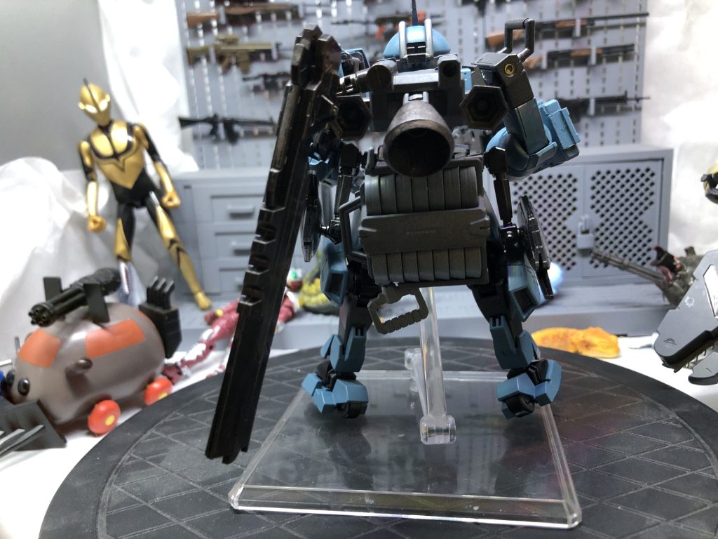 背部チェーンマインも装備