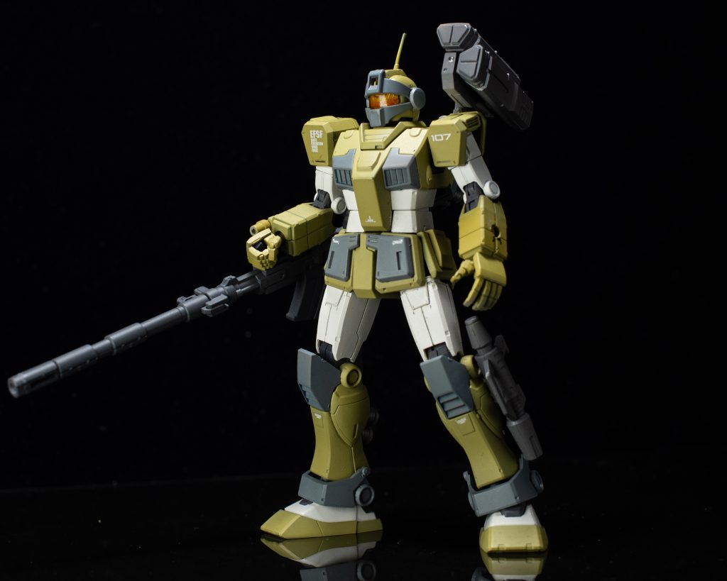 ペイルライダー陸戦型の長距離砲が取り付けられたり、バリエーションを楽しむ事ができます