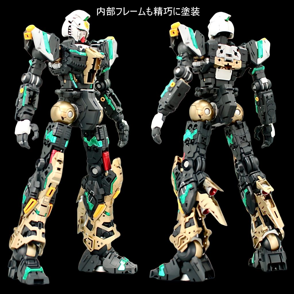 内部フレームもしっかり塗装してます。