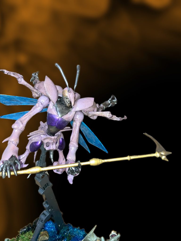 デスサイズはもちろんガンダムデスサイズEWの鎌です。サタンガンダムを作った時に必ずいつか使う時が来ると大事にしてましたねw