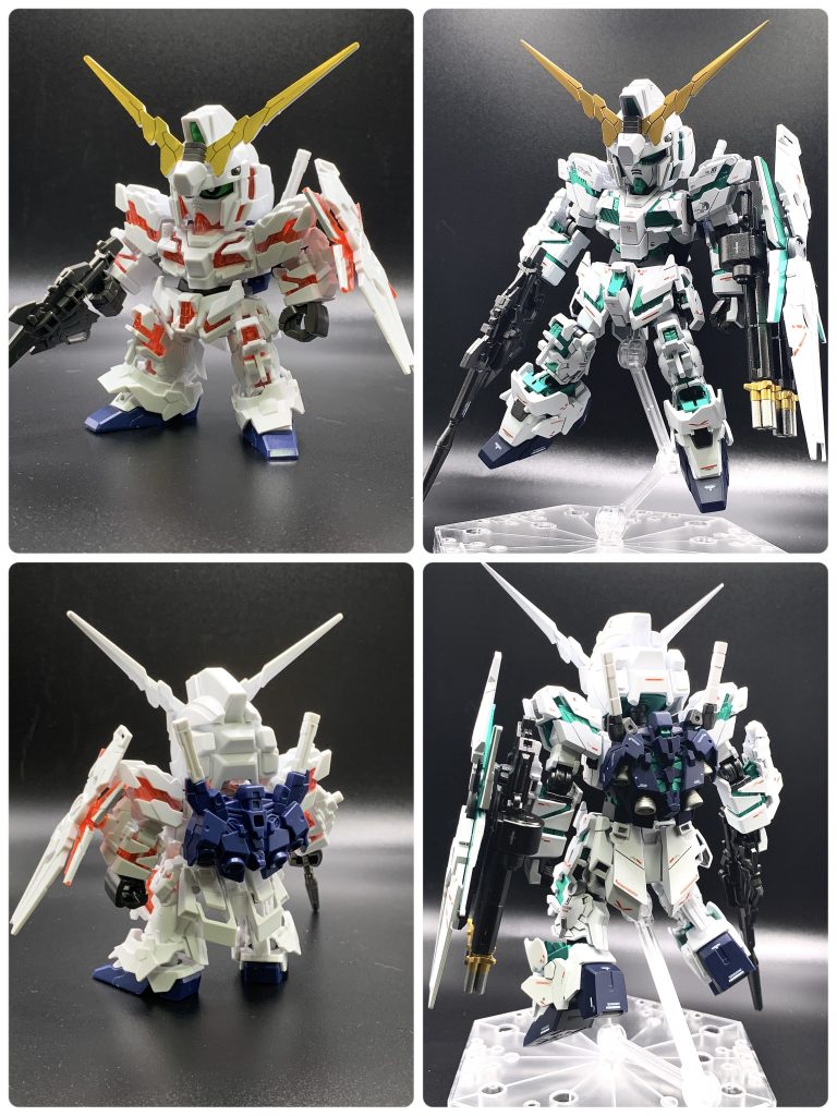 ビフォーアフターです何箇所か塗り分けをサボってますがご愛嬌で・・・