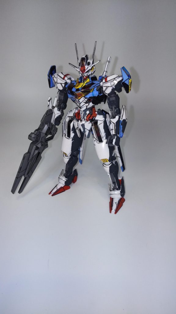 携帯でフラッシュつけて撮りましたガンプラ初心者にしては良くできてる
