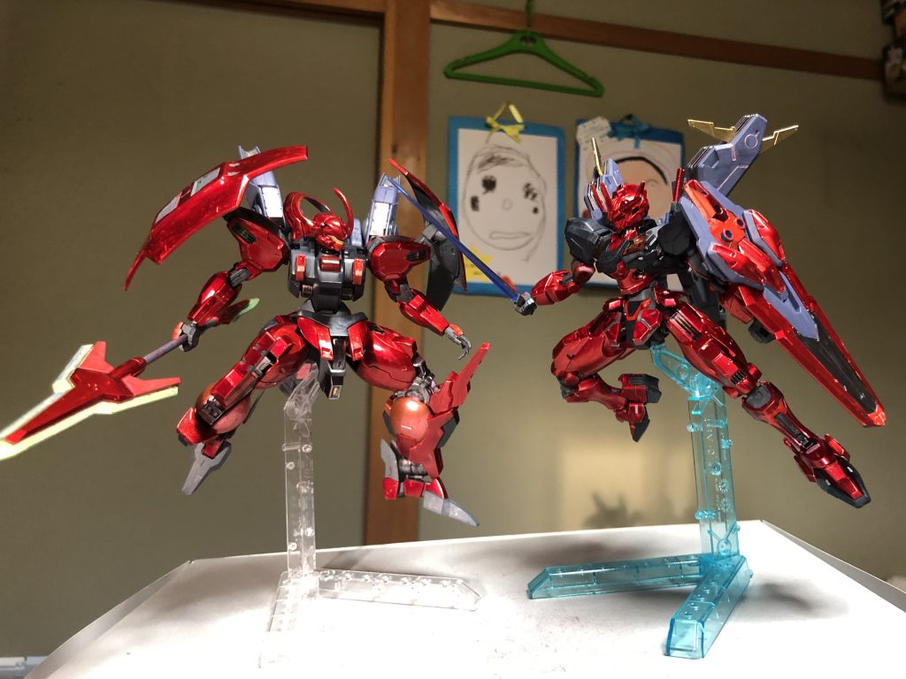 ダリルバルデと並べて。