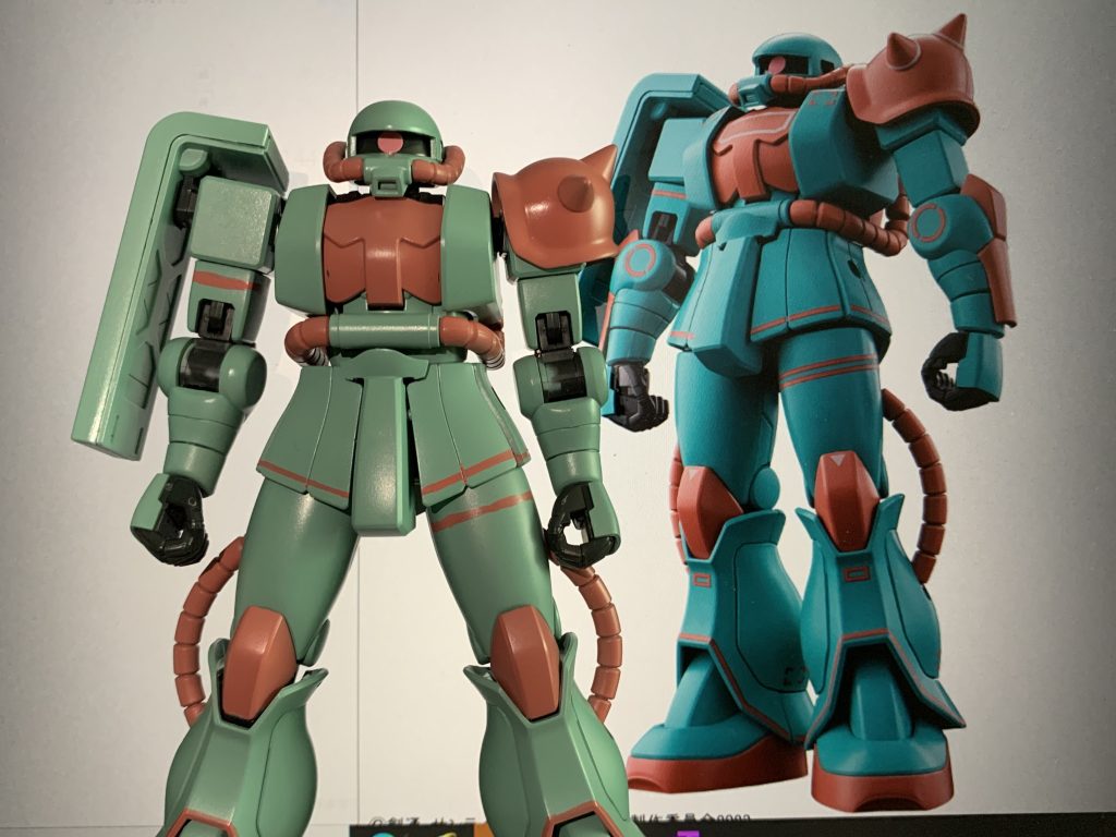 画面で見ると色味が💦